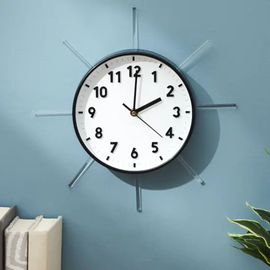 12 Pack Plastic Dowel Rods for DIY Projects, Clear Acrylic Sticks for Party Decorations (0.25x12") {6}