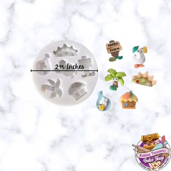 Farm Themed Silicone Mold {2}