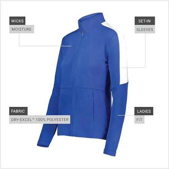 Holloway&reg; Crosstown Full Zip Jacket Black {6}