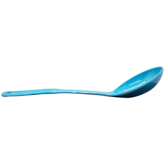 Handy Housewares 12.5" Long Handled Colorful Melamine Slotted Serving Spoon {4}
