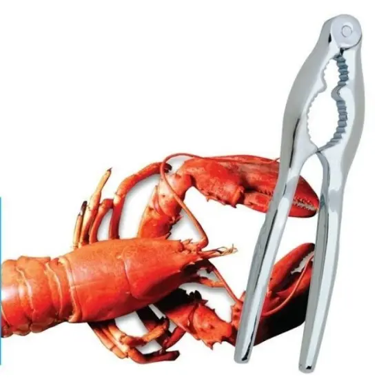Norpro Chrome Nut / Lobster Cracker - Seafood Shellfish Crab Almond Sheller {3}