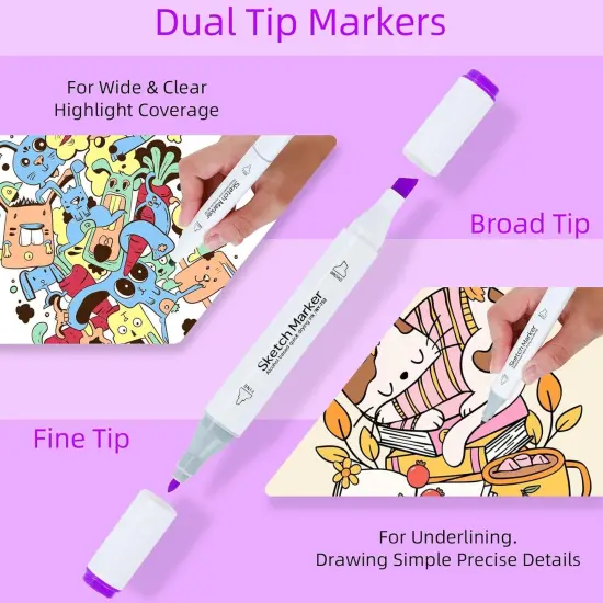 Dual Brush Tip Art Markers {2}