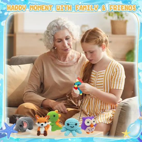 6PCS Crochet Kit for Beginners, 2026 Knitting {5}