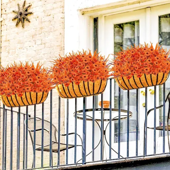 40 Bunches Artificial Fall Outdoor {4}