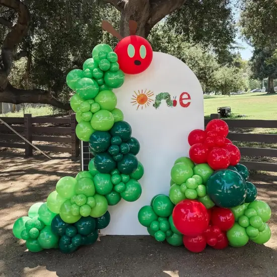 Fruit Foil Balloons for First Birthday Decorations Picture Book Story Theme Party {3}