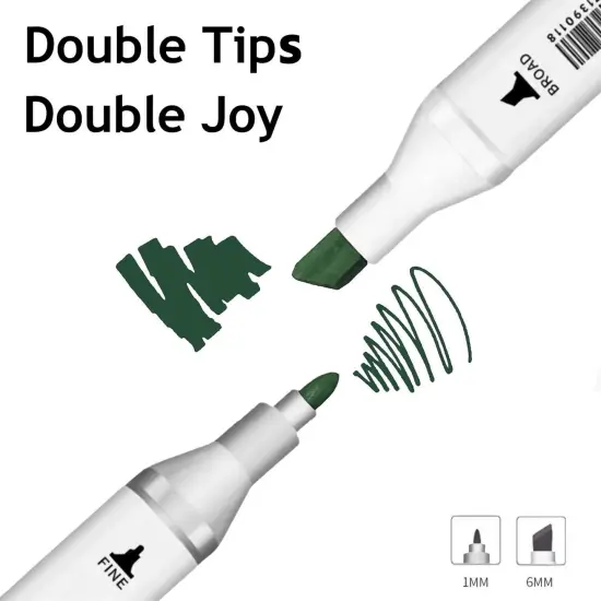 Dual Tips Art Markers Drawing Sketched {2}