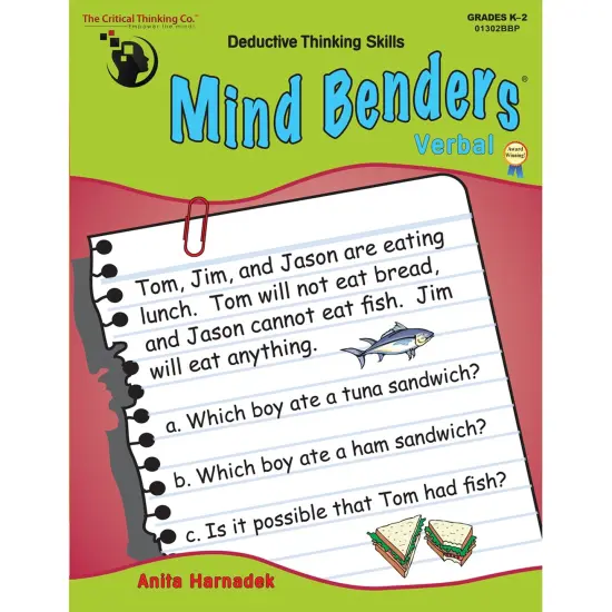 Mind Benders&reg; Verbal, Grades K-2 {1}