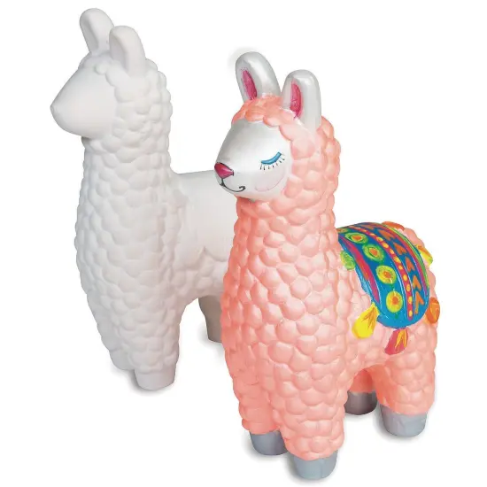 Color-Me&trade; Ceramic Bisque Llama (Pack of 12) {1}