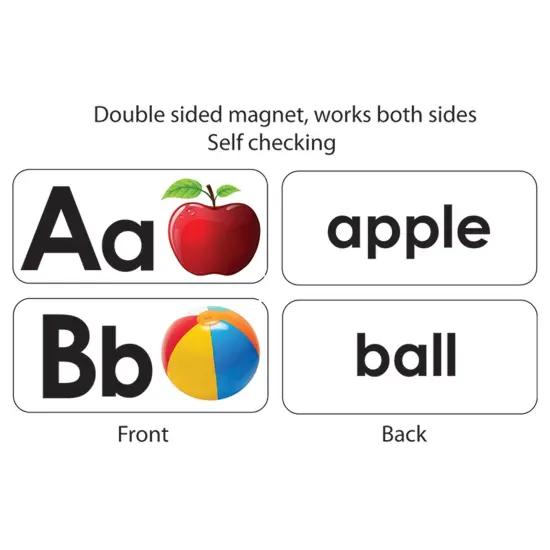 ABC Picture Words Double-Sided Magnets, 27 Pieces {1}