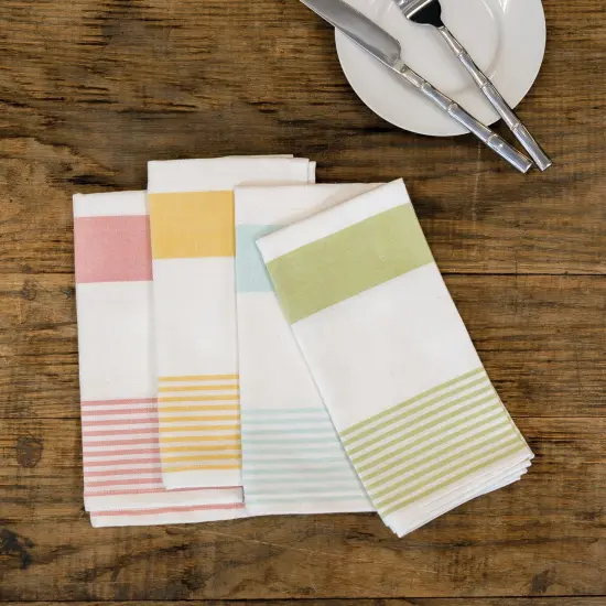 Classic Stripe Cotton Kitchen Towel {3}