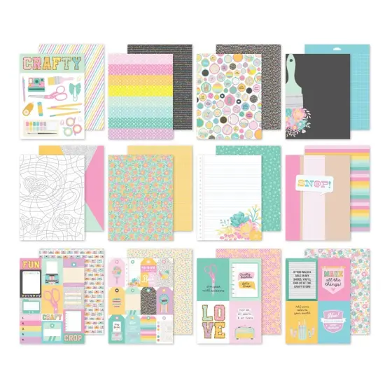 Simple Stories Double-Sided Paper Pad 6"X8" 24/Pkg-Crafty Things {2}