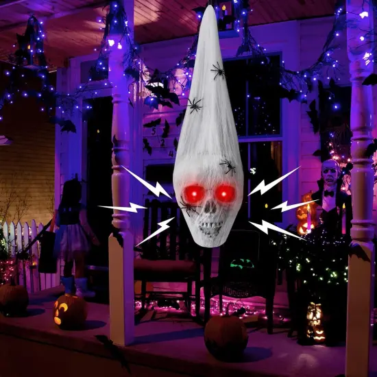 Halloween Skull Outdoor Decor {4}