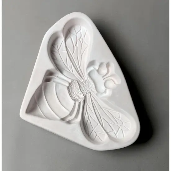 9.5" x 7" x 1.75" Large Bee - Glass Fusing Kiln Mold {4}