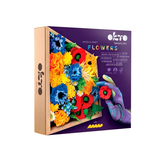 OKTO Sensory Art 3D Woodcraft &ldquo;Freedom&rdquo; &ndash; Succulent Craft Kit {1}