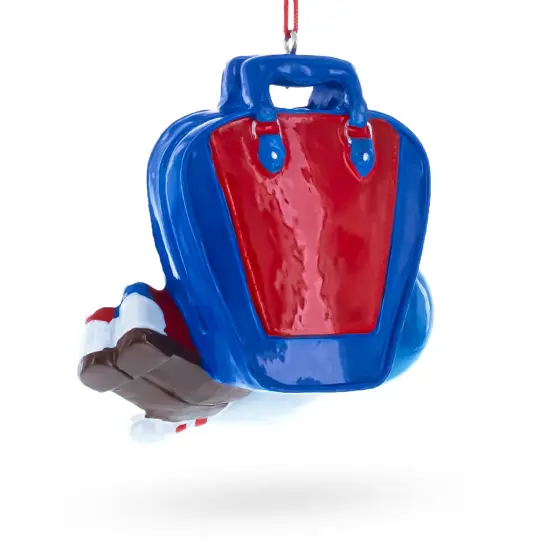 Let&rsquo;s Bowl! Bowling Bag with Shoes and Ball Resin Christmas Ornament {4}