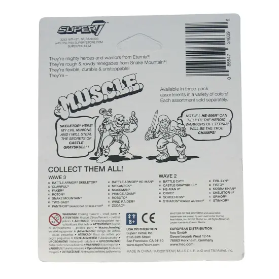 Masters of the Universe M.U.S.C.L.E. Wave 3 Mini-Figure Set | Pack C {7}