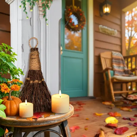 Cinnamon Broom 6" - Cinnamon Broomstick Scented 1 Pack -Mini Broom - Witches Broom Cinnamon Broomstick Decoration for Halloween {5}