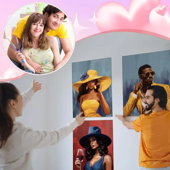 36 Pcs 8 x 10 Inch Pre Drawn (colorful) {5}