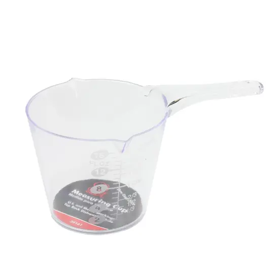 Chef Craft 2 Cup Capacity Clear Plastic Measuring Cup, US and Metric Graduations {3}