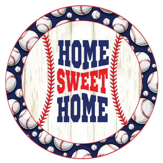 Baseball Home Sweet Home Sign {2}