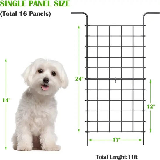 6 Inch x 50 Feet Galvanized Steel Garden Border Edging - Heavy-Duty Metal Fencing for Lawn, Flower Bed & Landscape {2}