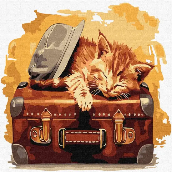 Painting by Numbers kit Ready to travel KHO6613 {3}