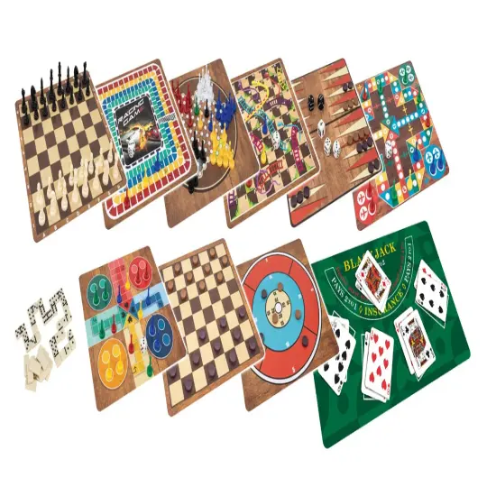Merchant Ambassador: 365 Games - Classic Strategy Board & Card Games, All-In-1 Box, Traditional Game for Each Day of Year, Family Ages 6+, 1-8 Players {6}