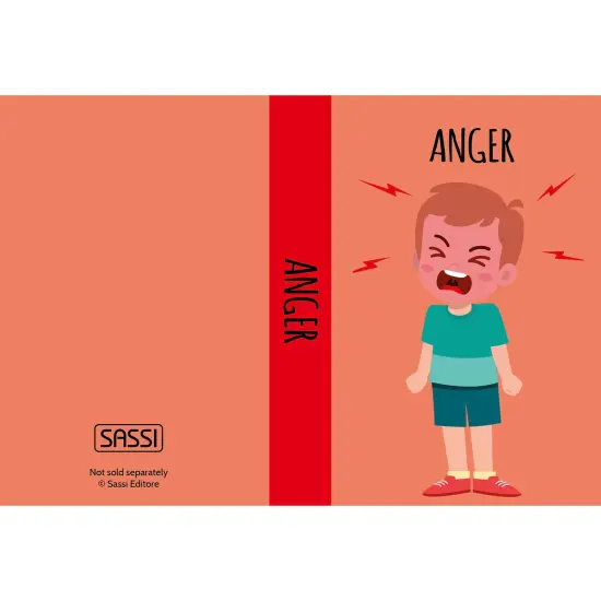 Sassi: My First Library - Emotions- 8 Cardboard Mini-Book Set, Feelings Development, Rhyming Stories, Portable Box, Read-Learn-Play, Kids-Toddlers 2+ {3}