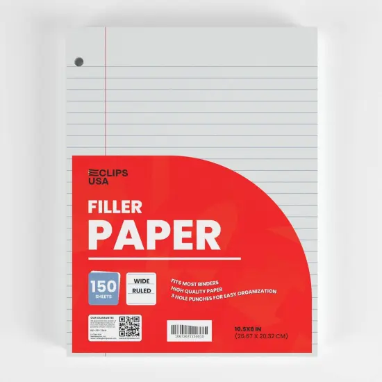 Filler Paper Wide-Ruled White &ndash; 150 Sheets &ndash; 36 Packs {2}
