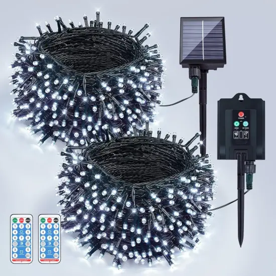 2 Pack Solar String Lights {1}