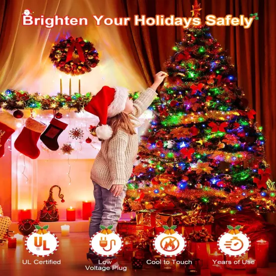 355FT 900 LED Christmas String Lights - Multicolor {5}