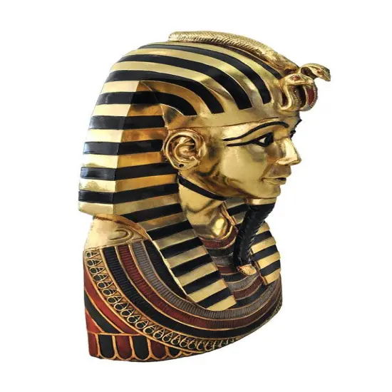 Egyptian Bust King Tut Life Size Statue {5}