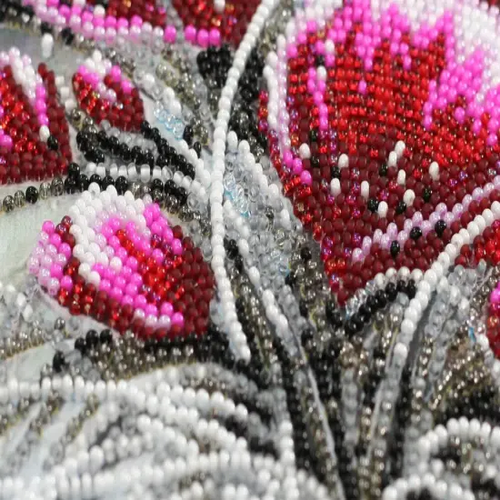 Bead Embroidery Kit - Red emerald {4}