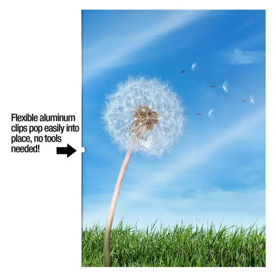 Ambiance Gallery Clip Frame - 6 Pack ofModern Low-Profile Invisible Minimalist Picture Frames - Poster Frames with Glass and Backing {7}