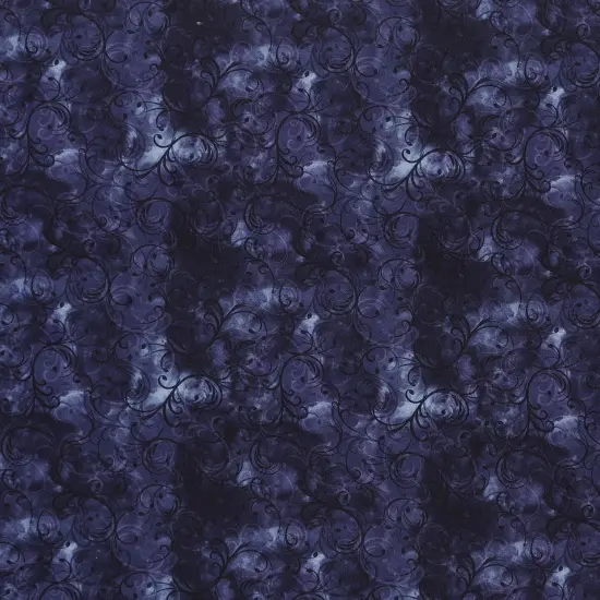 Mook Fabrics Elegance Cotton Fabric [45 in. Wide] - By The Yard Navy {1}