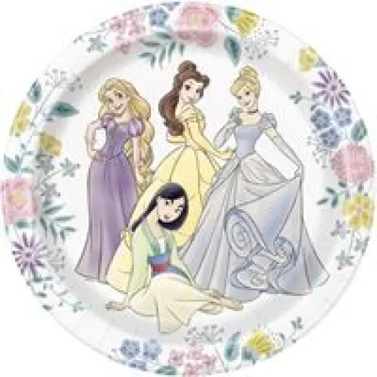 Disney Princess Round 9" Dinner Plates 8ct {1}