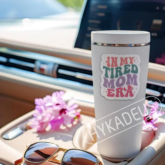 (3Pcs) in My Girl Mom Era Sticker Girl Mom Sticker Girl Mom Decals Mom Stickers, Waterproof Vinyl Decals for Water Bottle, Book, Tumbler, Cup, Laptop, Gifts for Mom Mama Mother's Day, Size 3" x 2.6" {4}