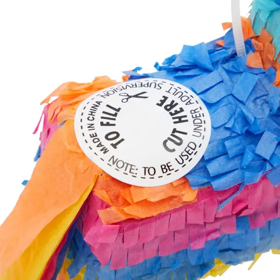 3 Pack Mini Donkey Pinata for Birthday Party, Mexican Pinata for Cinco de Mayo Fiesta Supplies (5.5 x 9.25 x 2.15 In) Multicolor {5}