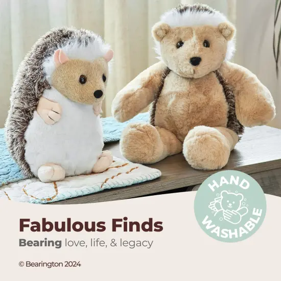 Bearington Higgy Plush Stuffed Animal Hedgehog, 5.5 inches, For Ages 1-14 Brown {3}