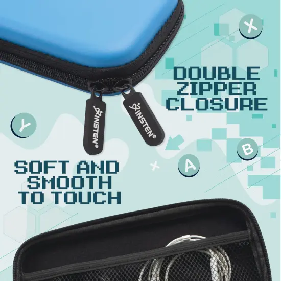 For Nintendo Switch Lite Carrying Case Cover, Protective Travel Hard Shell for Girls Boys, Blue {4}