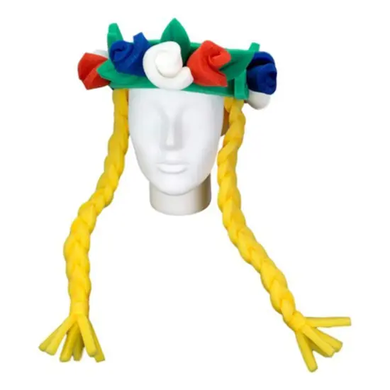 USA Roses & Braids Headband {1}