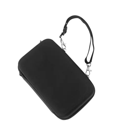 Car Mounting Carrying Case Compatible with Nintendo Switch & OLED Model and Accessories, EVA Hard Travel Case with 10 Game Holder Slots, Strap (Black) {5}