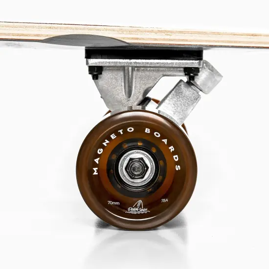 Magneto 40-inch Pintail Cruiser Longboard Skateboard - Hard Maple Core Long Board Deck - Ideal for Commuting, Cruising, Carving - Suitable for Kids Ages 3-14 (Classic) Multicolor {4}