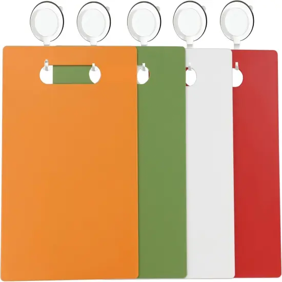 Plastic Cutting Board Set - Thin, 11.8" x 7.8", set of 4 colord {3}