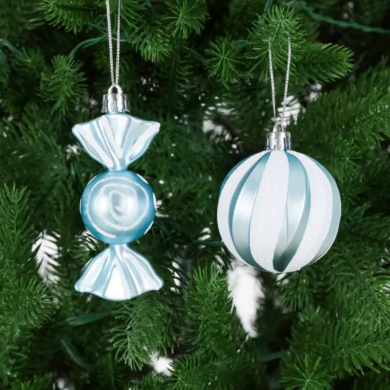 LANGXUN 20pcs Maca Blue Christmas {2}