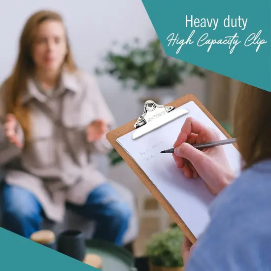 4 Pack Extra Large Clipboard, 11x17 inch Legal Size Wooden Clipboard, Vertical Clipboard & Horizontal Clipboards with Low Profile Clip, Wooden Lap Board for Drawing, Sketching, Art Supplies {4}