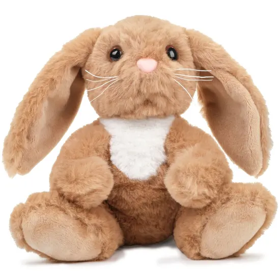Bearington Lil' Benny The Rabbit Plush, 6 Inch Stuffed Bunny Rabbit, Small Easter Stuffed Animals, For Ages 1-14 Brown {1}