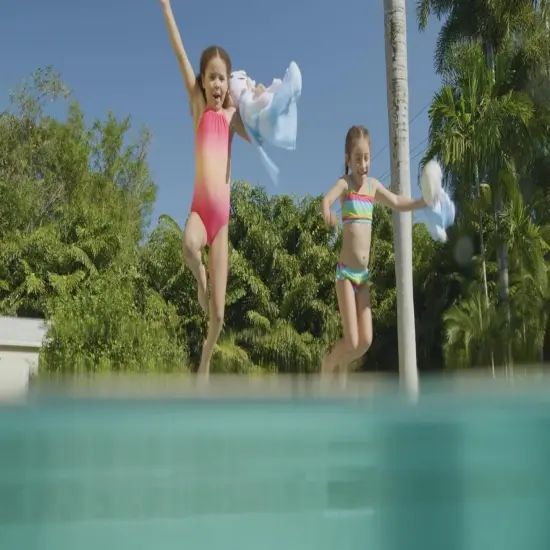 Aqua Pals Disney Classic Elsa Plush Water Toy for Kids Ages 2+, Fast-Drying Waterproof Plush Doll Toy for Pool and Bathtub, Medium, Blue/White, 16" {2}