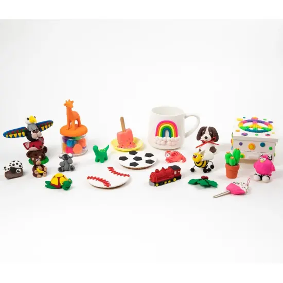 Sculpey III: Polymer Clay: Classics - (10) 1oz Packs - Oven Bake Clay, 10 Colors, Non-Toxic, Sculpting, Create Jewelry & Crafts Projects, Art Supplies {5}