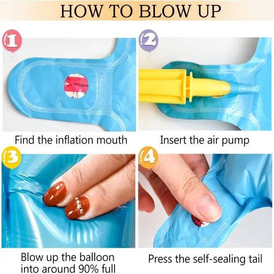 16 Inch Colorful Rainbow Happy Birthday Balloons Banner, Aluminum Foil Letters Multicolor Happy Birthday Balloon for Birthday Decorations Party Supplies {4}